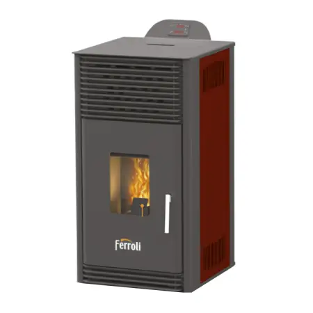 Kominek powietrzny FERROLI Breta ARIA 12 kW na pellet